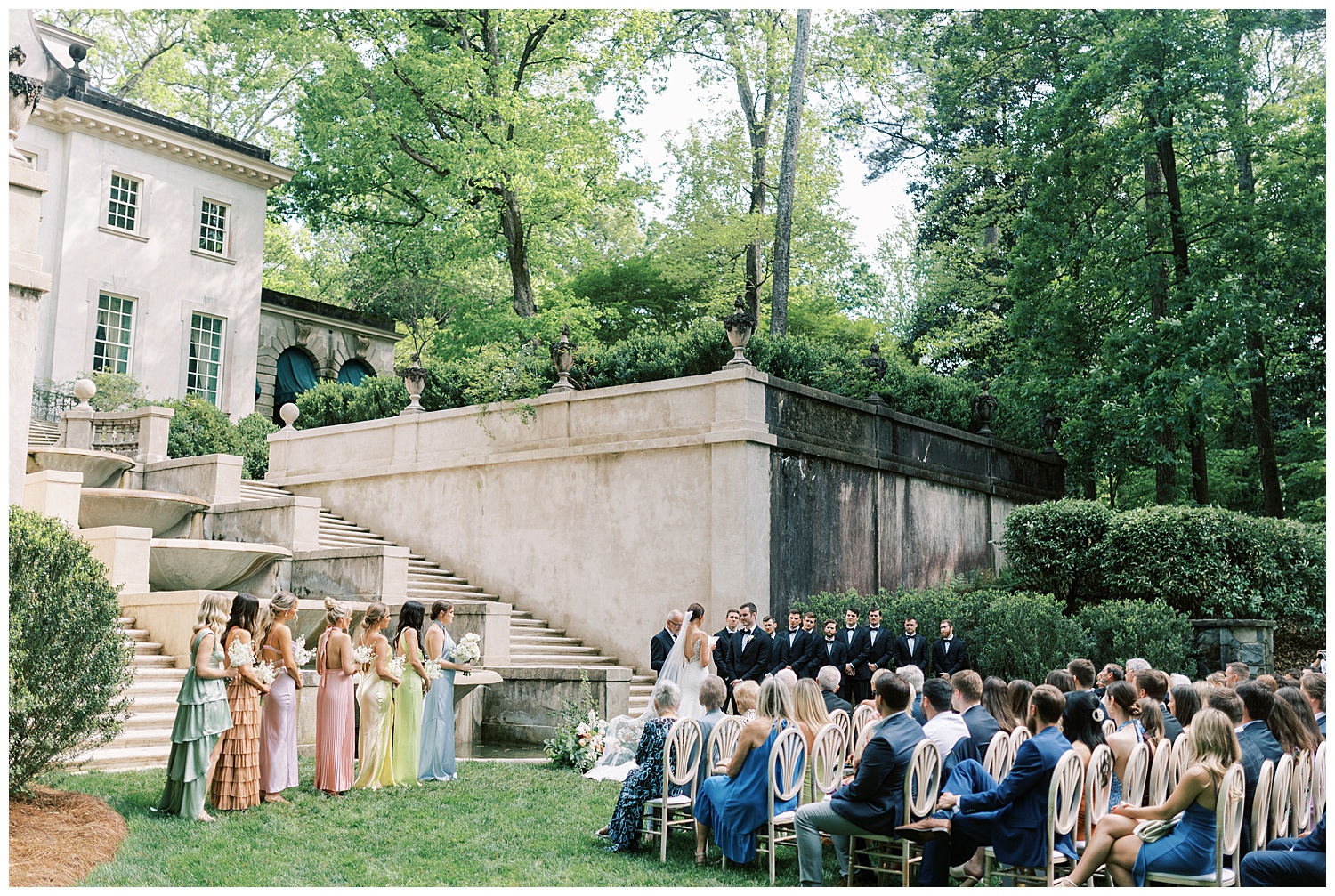 Wedding at the Swan House in Atlanta, Georgia