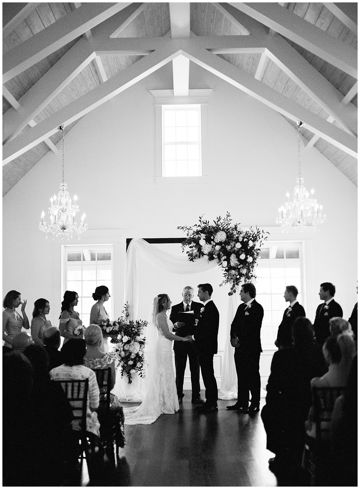 Wedding ceremony at The White Room in St. Augustine, Florida