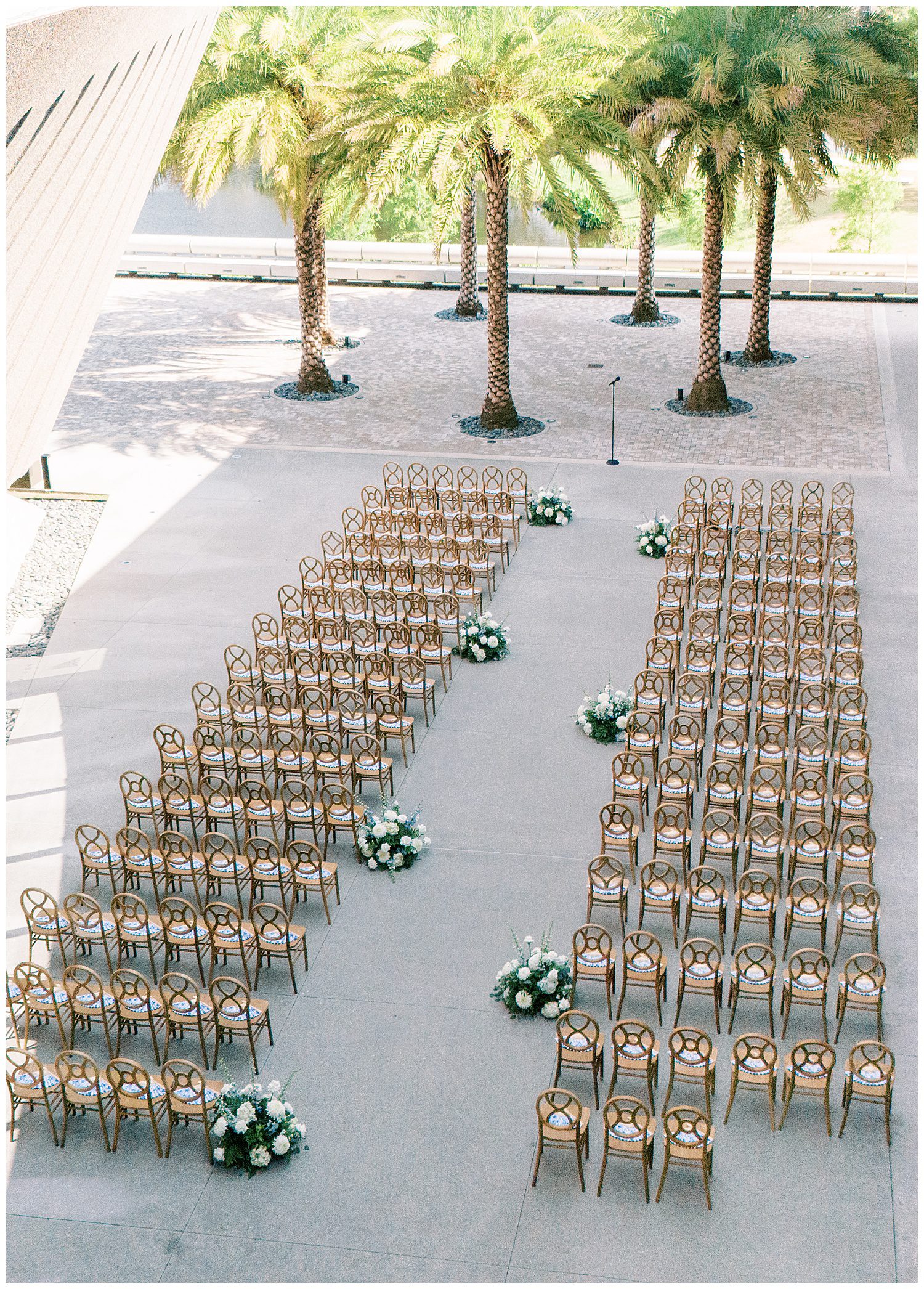Ceremony setup at the Winter Park Events Center