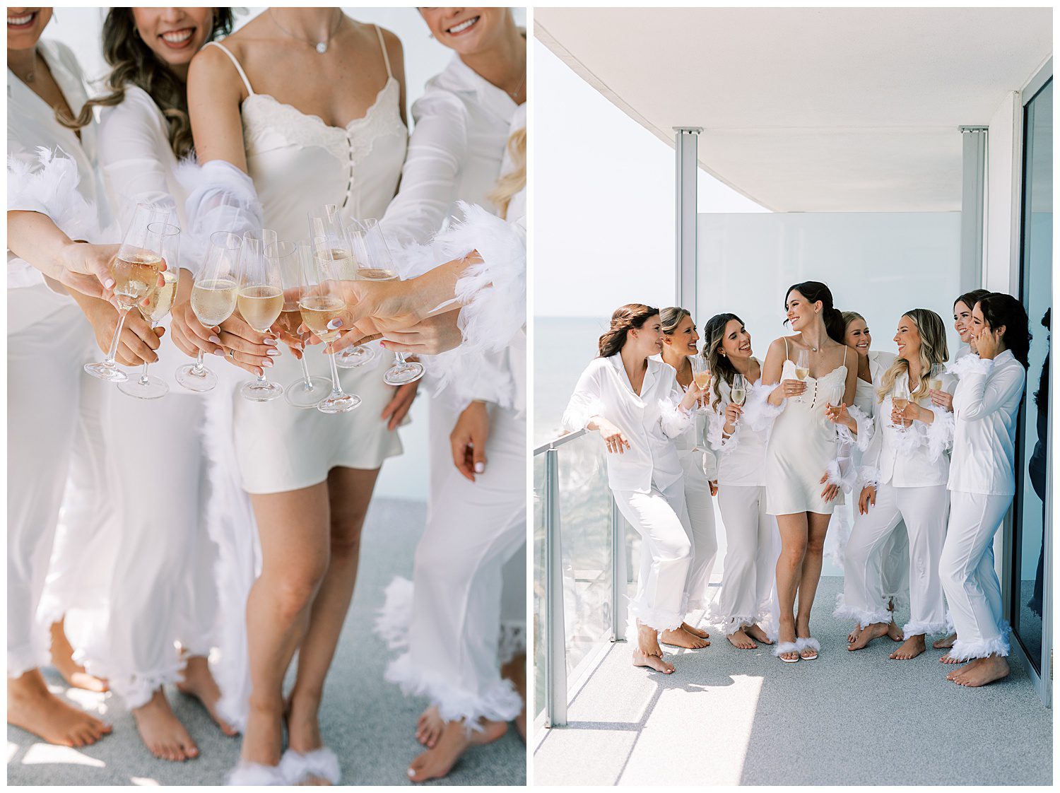 Bride getting ready at Opal Sands Resort