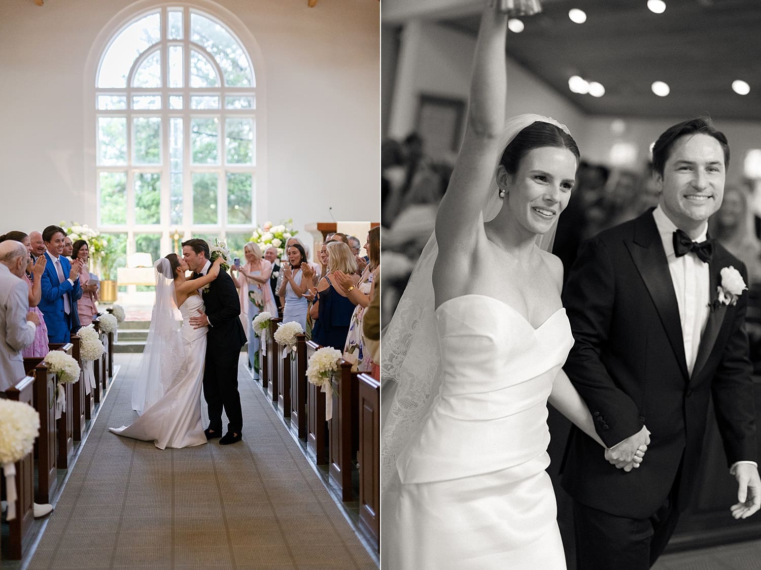 Wedding ceremony at Amelia Island Chapel