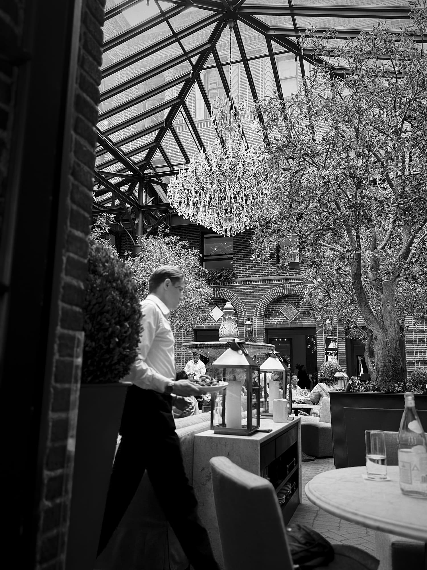 The 3 Arts Club restaurant in Restoration Hardware Chicago