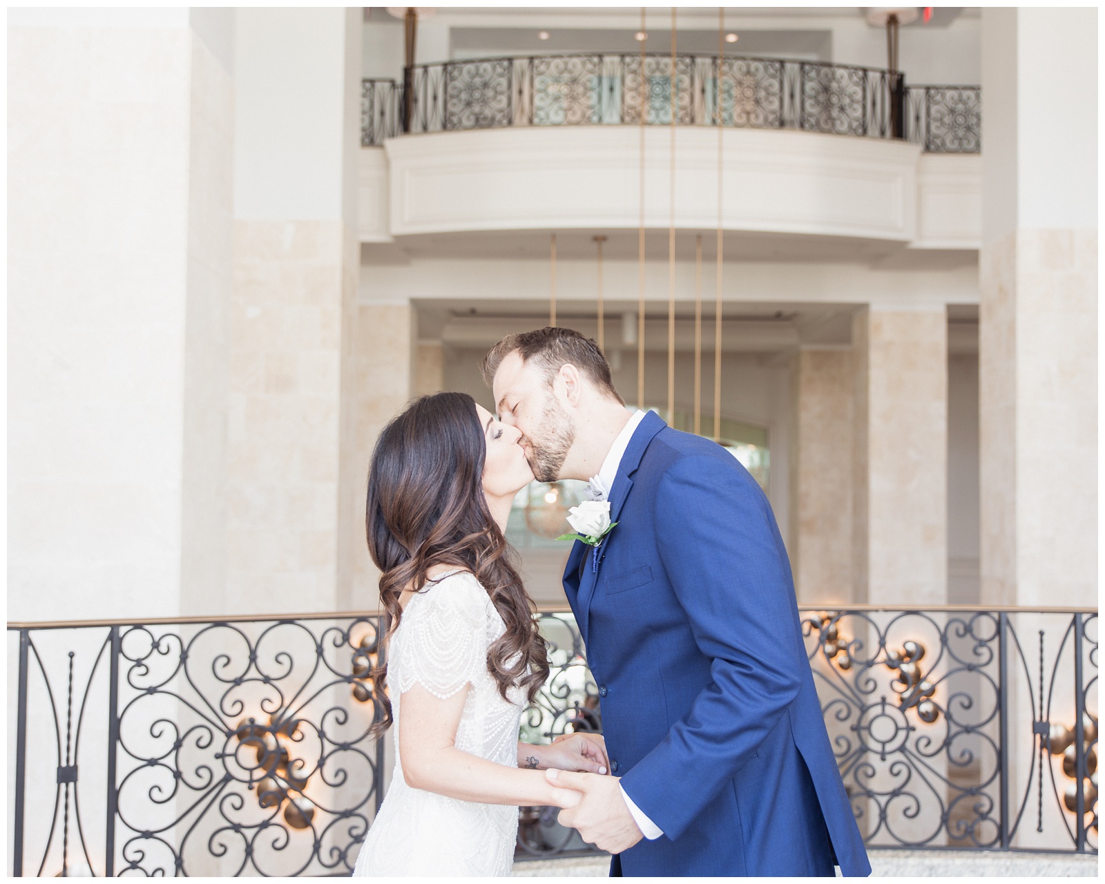 Bride and groom at Tampa Waterside Hotel | Matlock and Kelly Photography