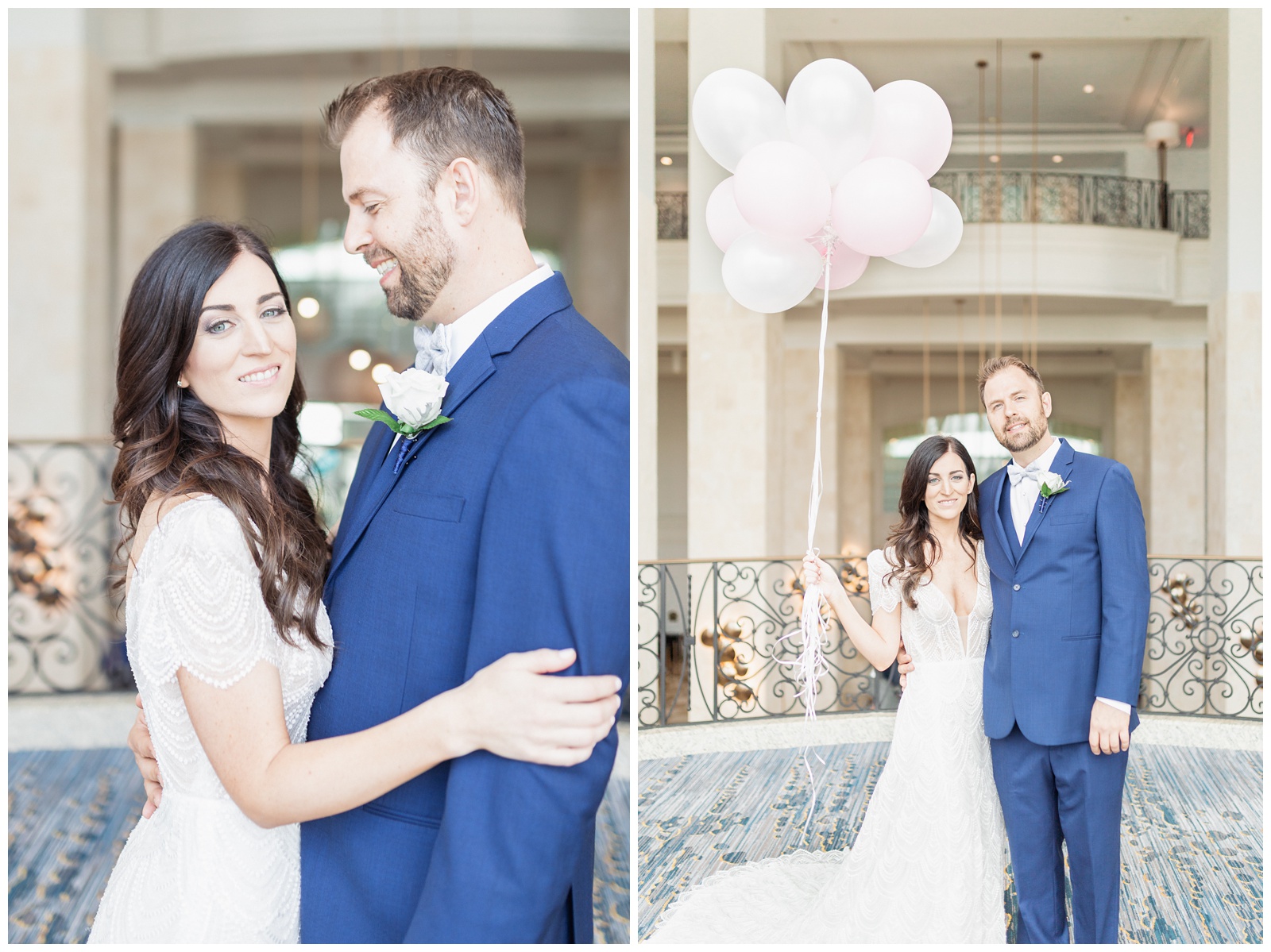 Bride and groom portraits at Tampa Waterside Hotel | Matlock and Kelly Photography