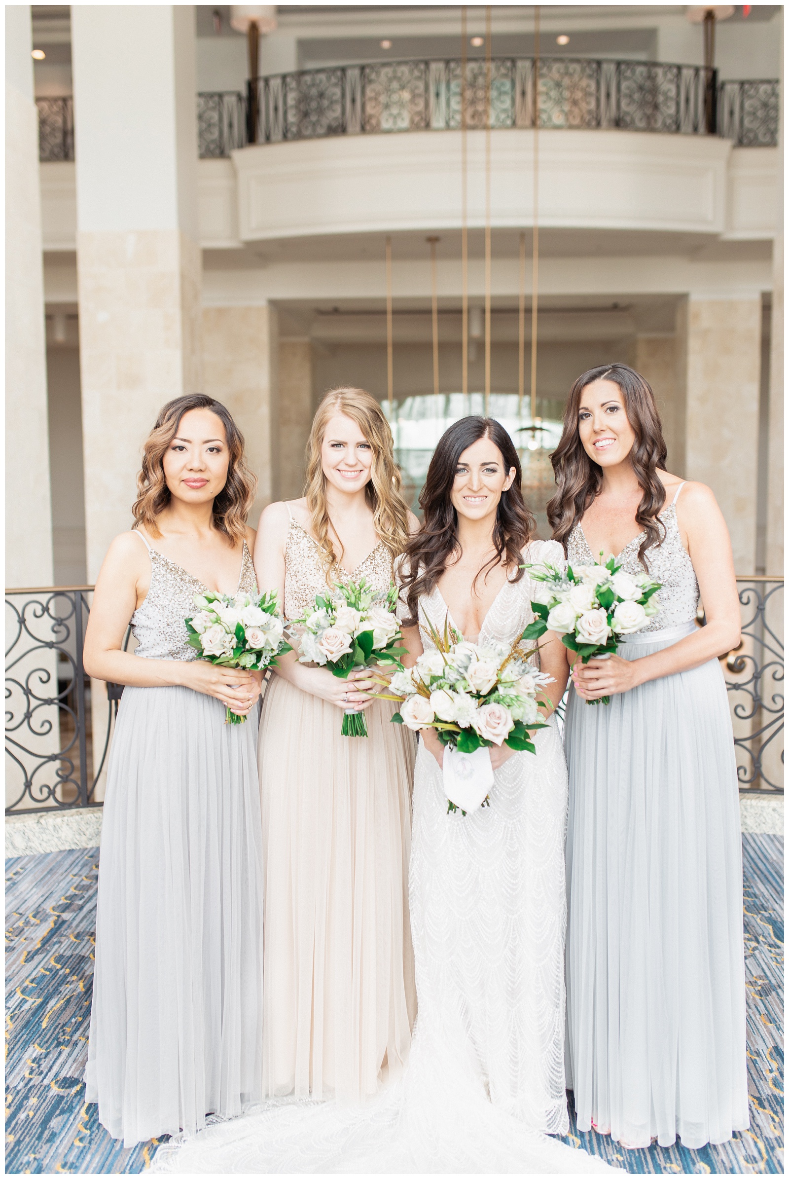 Bride with bridesmaids | Matlock and Kelly Photography