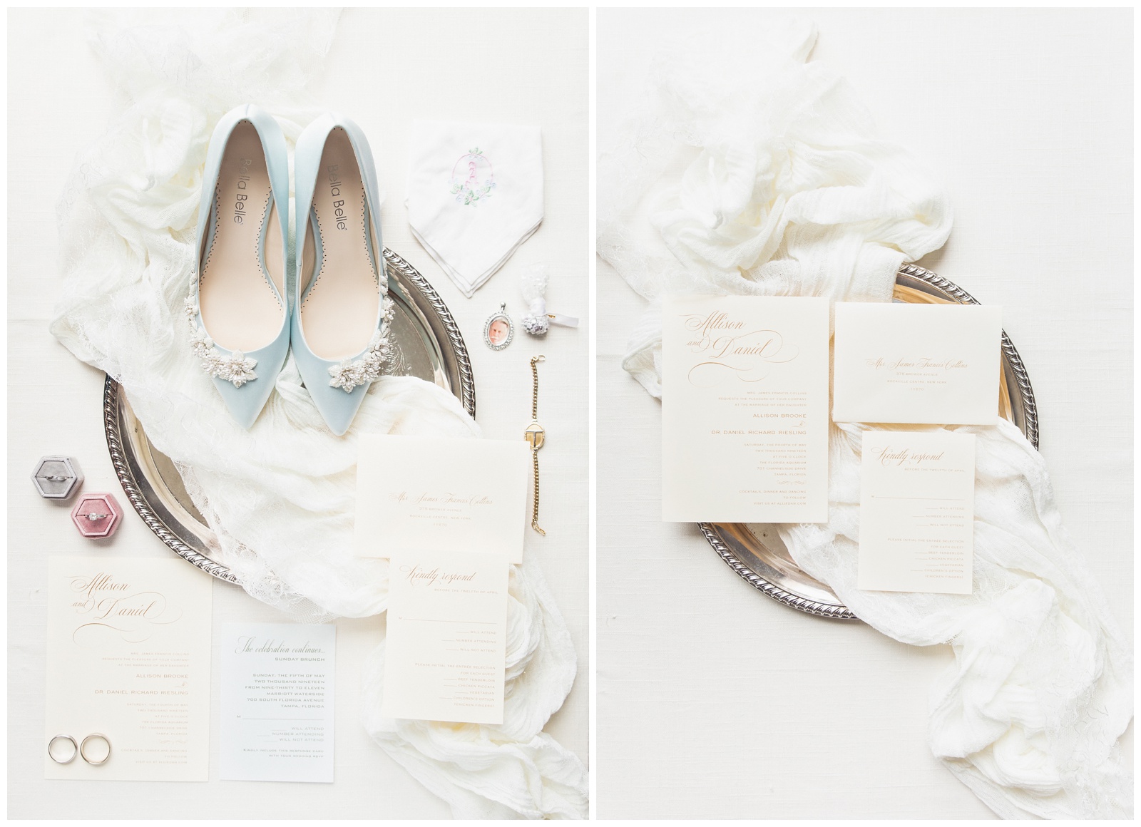 Elegant wedding day bridal details | Matlock and Kelly Photography