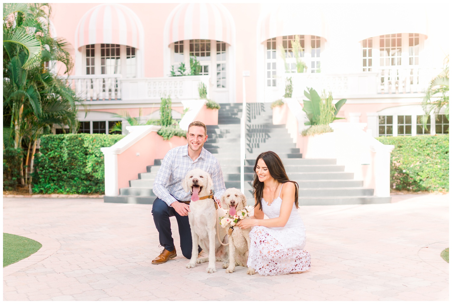 The Don Cesar Engagement with dogs