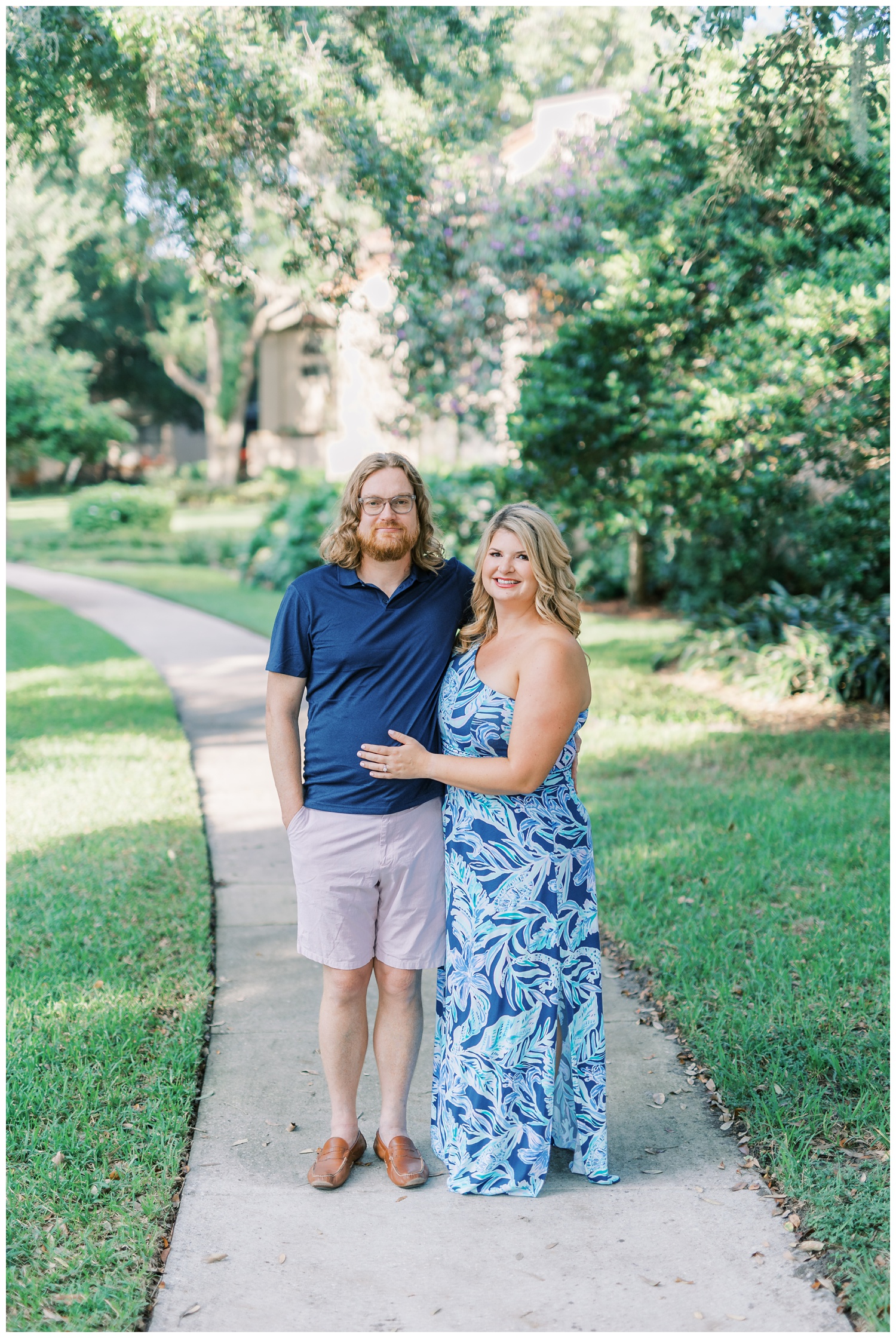 Engagement session with Lilly Pulitzer dress
