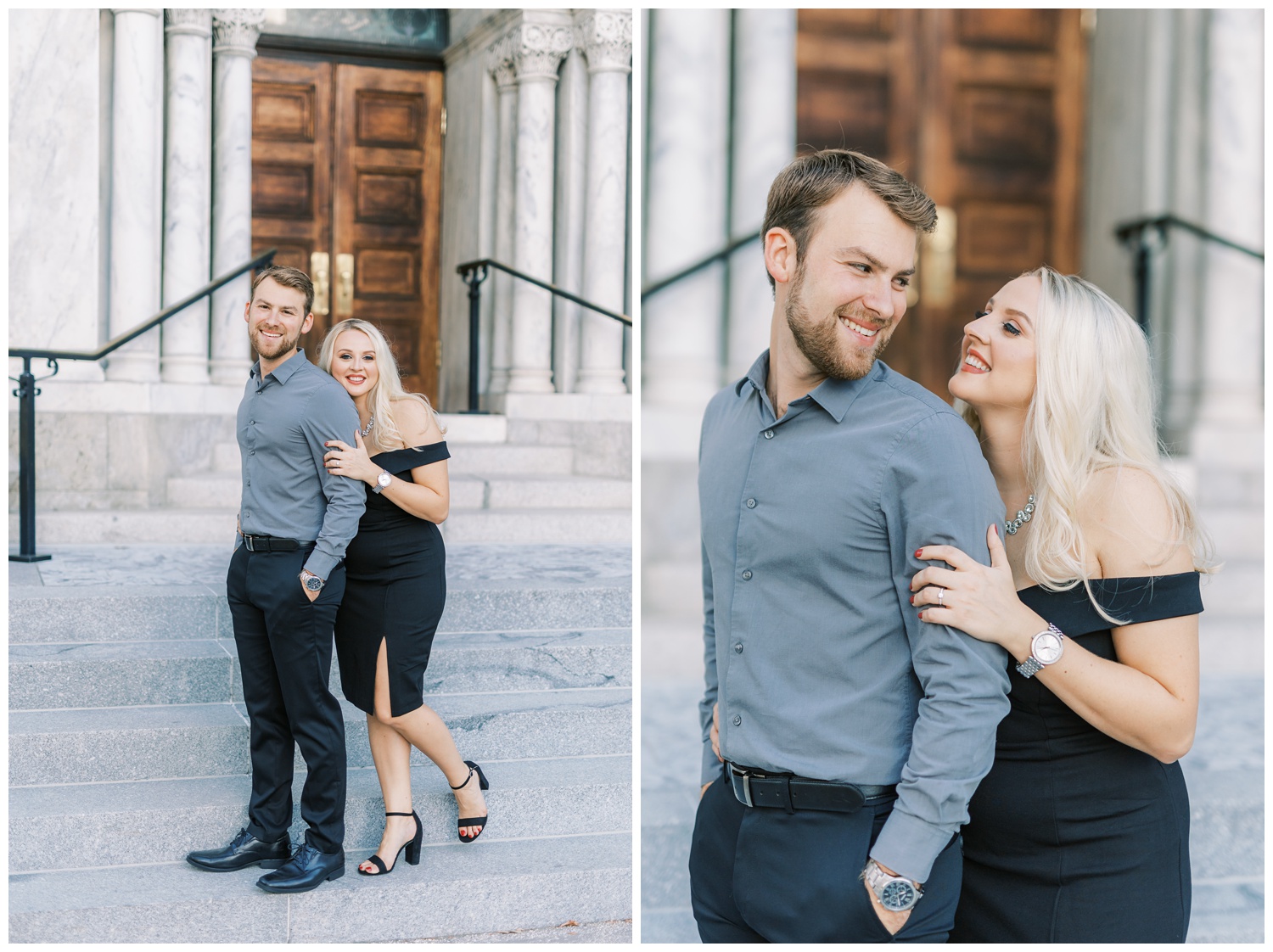 Downtown tampa engagement session