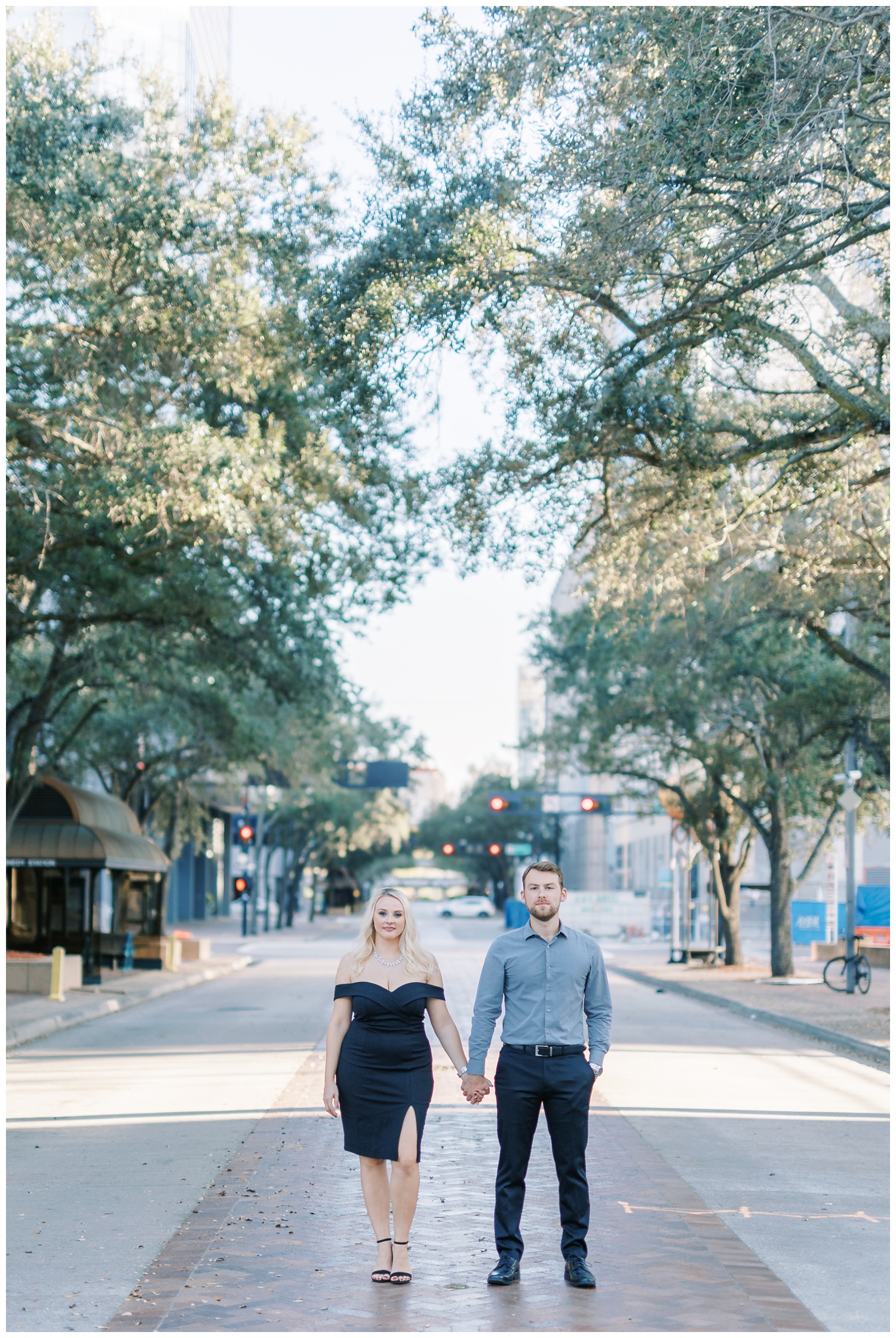 Downtown Tampa city engagement session