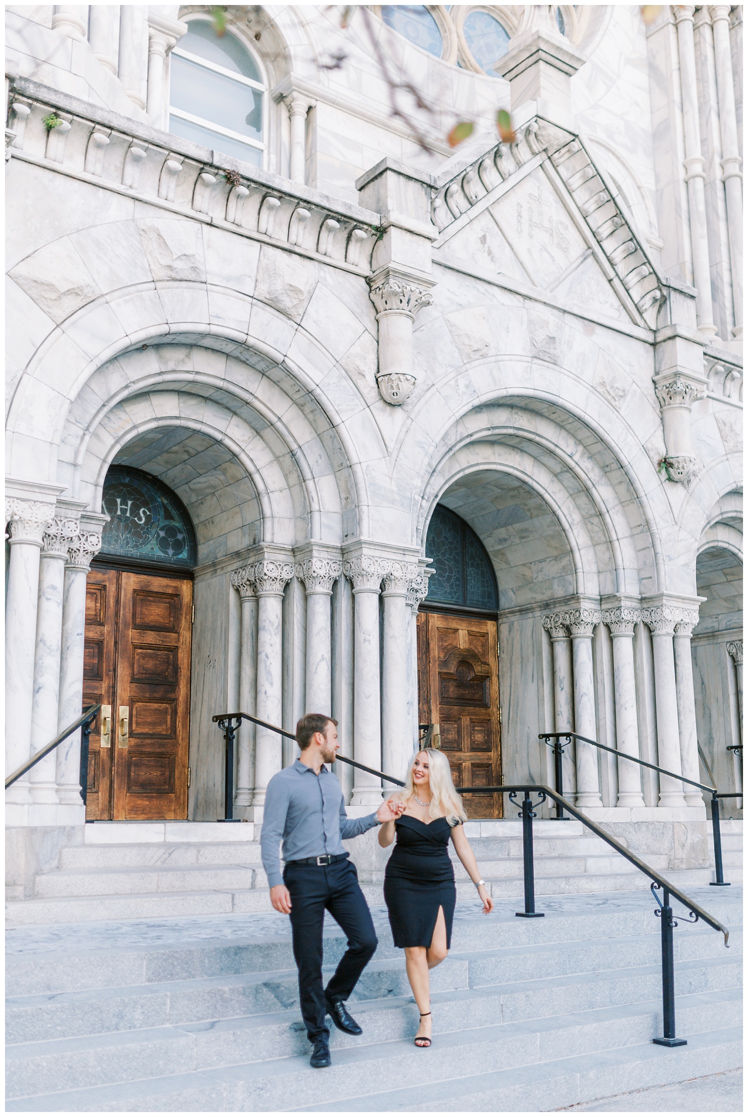 Sacred Heart Church engagement session Tampa
