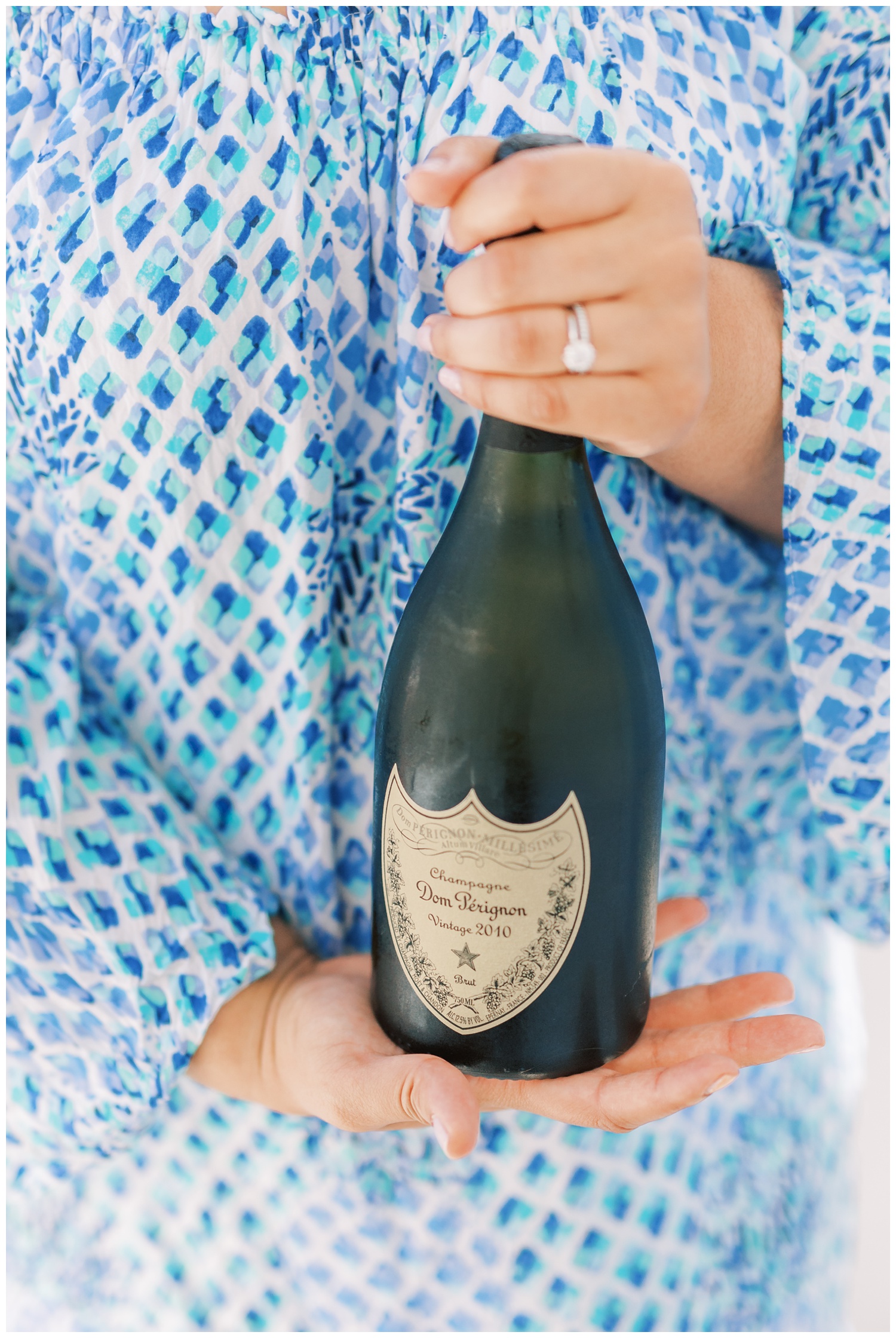 Dom Perignon champagne at wedding