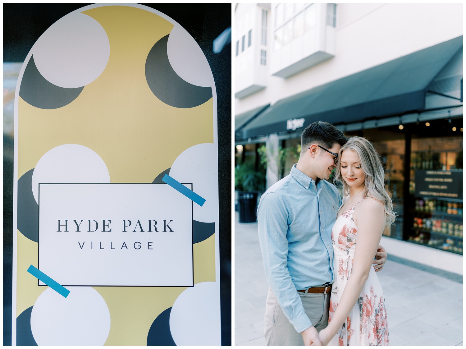 Hyde Park engagement session in Florida
